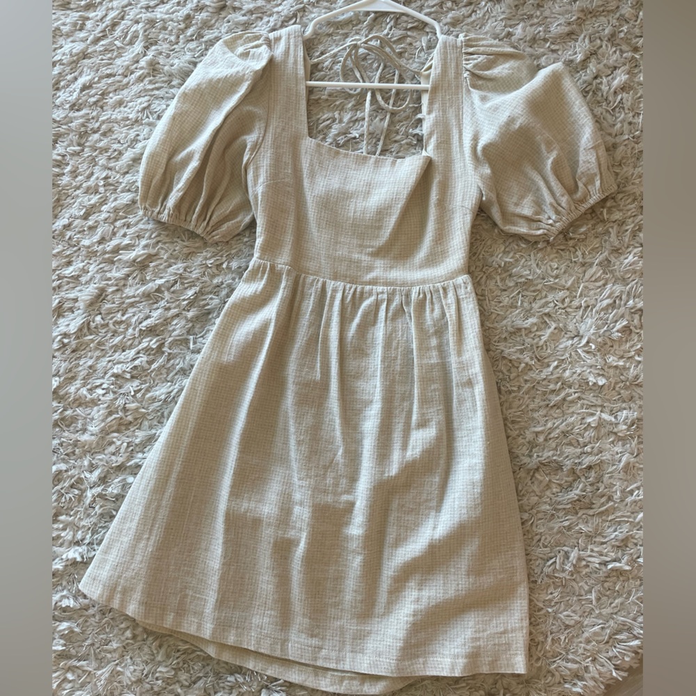 Light beige dress